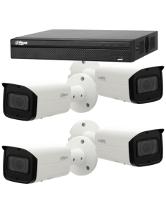KIT DAHUA, DAH-IPP4IEXT2B60B, NVR + 4xCAMERA, 2MP, IR 60m 2
