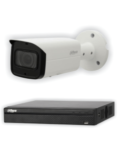 KIT DAHUA, DAH-IPP1IEXT2B50B, NVR + 1xCAMERA, 2MP, IR 50m 2