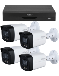KIT DAHUA, DAH-A4IEXT5B40B, DVR + 4xCAMERA, 5MP, IR 40m 2
