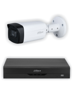 KIT DAHUA, DAH-A1IEXT5B80B, DVR + 1xCAMERA, 5MP, IR 80m 2