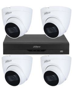 KIT DAHUA, DAH-A4IINT5D25B, DVR + 4xCAMERA, 5MP, IR 25m 2