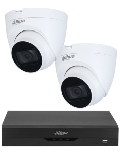 KIT DAHUA, DAH-A2IINT5D25B, DVR + 2xCAMERA, 5MP, IR 25m 2