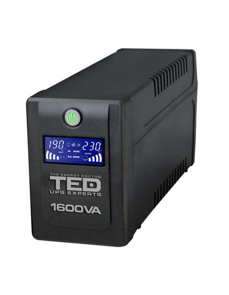 UPS TED Electric 1600VA / 900W Line Interactive cu 4 iesiri. Comanda online pe RFPro.ro.
