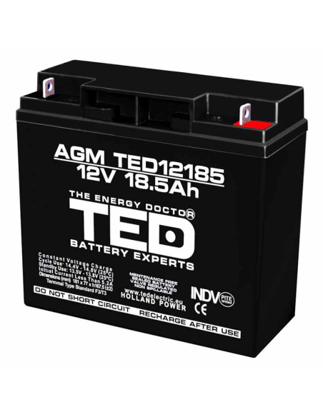Acumulator stationar 12V 18,5Ah F3. Comanda online pe RFPro.ro.
