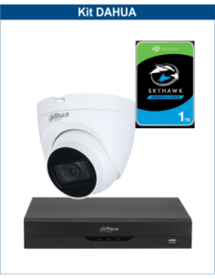 KIT DAHUA, DAH-A1IINT5D25P, DVR + HDD + 1xCAMERA, 5MP, IR 25m