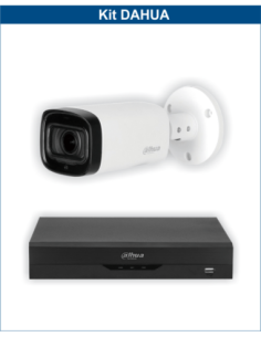 KIT DAHUA, DAH-A1IEXT5B60B, DVR + 1xCAMERA, 5MP, IR 60m