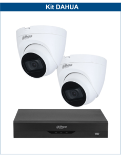KIT DAHUA, DAH-A2IINT5D25B, DVR + 2xCAMERA, 5MP, IR 25m