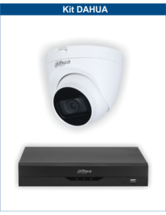 KIT DAHUA, DAH-A1IINT5D25B, DVR + 1xCAMERA, 5MP, IR 25m