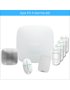 Kit Alarma 4 Ajax alb