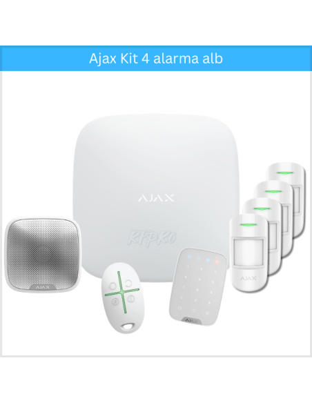 Kit Alarma 4 Ajax alb