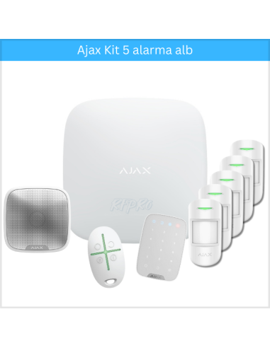 Kit Alarma 5 Ajax alb