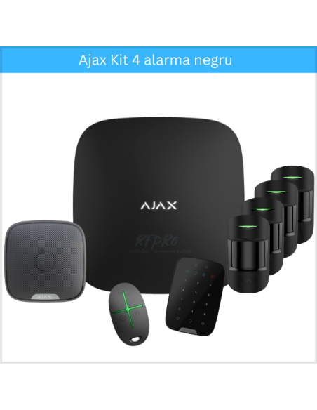 Kit Alarma 4 Ajax negru