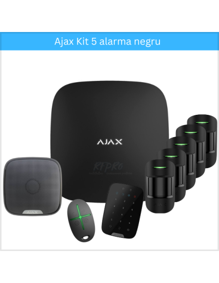 Kit Alarma 5 Ajax negru