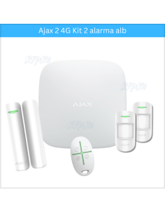 Kit Alarma Ajax 2 4G 2 alb
