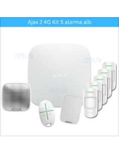 Kit Alarma Ajax 2 4G 5 alb