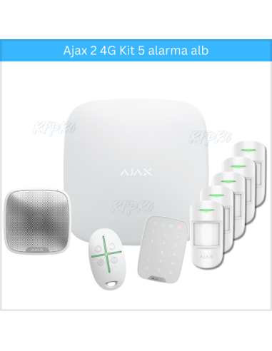 Kit Alarma Ajax 2 4G 5 alb