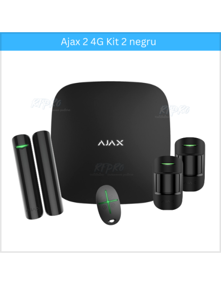 Kit Alarma Ajax 2 4G 2 negru