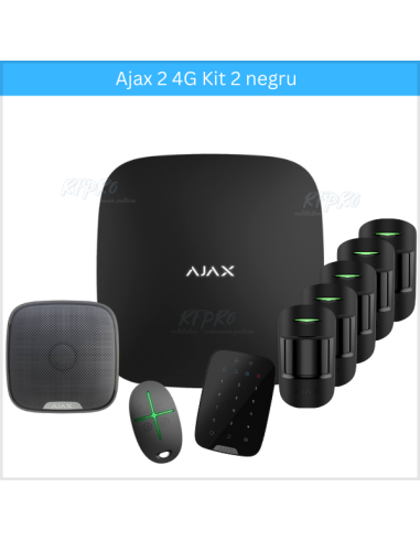 Kit Alarma Ajax 2 4G 5 negru